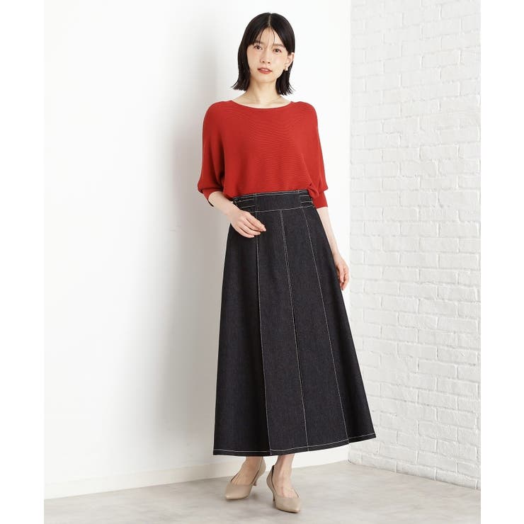 6分袖ガータードルマンニット【エコベロ/洗濯機OK】 | THE SHOP TK | 詳細画像19 