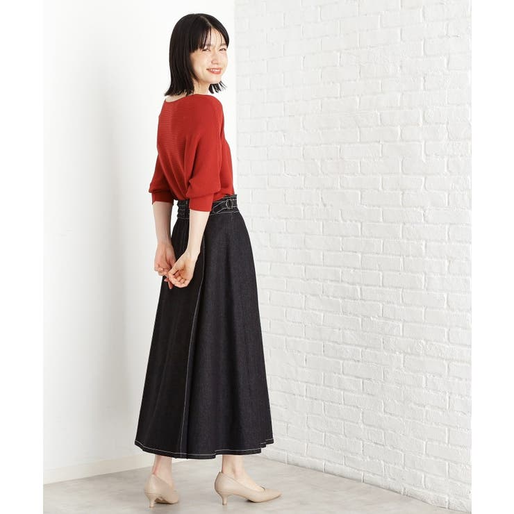 6分袖ガータードルマンニット【エコベロ/洗濯機OK】 | THE SHOP TK | 詳細画像20 