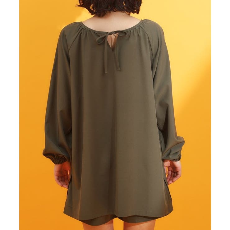 【mizugiwa ラッシュガード】ギャザーチュニック 前後2WAY | THE SHOP TK | 詳細画像18 