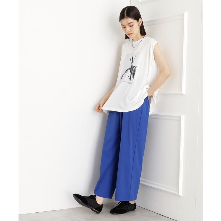 異素材切替フォトプリントTシャツ【洗える】 | THE SHOP TK | 詳細画像3 