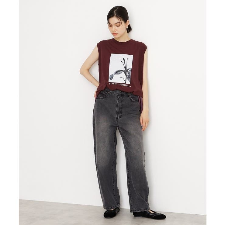 異素材切替フォトプリントTシャツ【洗える】 | THE SHOP TK | 詳細画像11 