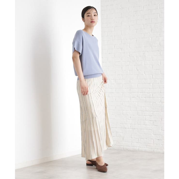 ラメシアーストライプスカート【毛玉になりにくい/洗濯機OK】 | THE SHOP TK | 詳細画像11 