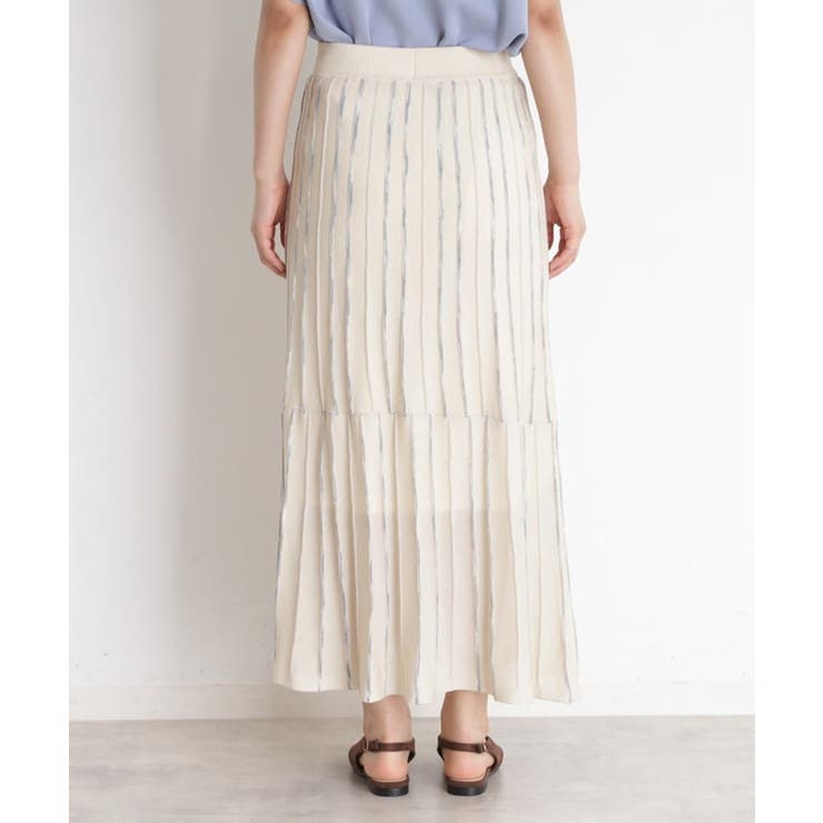 ラメシアーストライプスカート【毛玉になりにくい/洗濯機OK】 | THE SHOP TK | 詳細画像15 