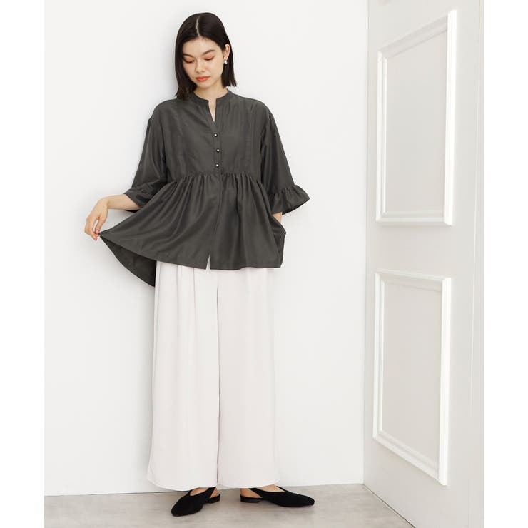 フリルチュニックブラウス【洗濯機OK】 | THE SHOP TK | 詳細画像7 