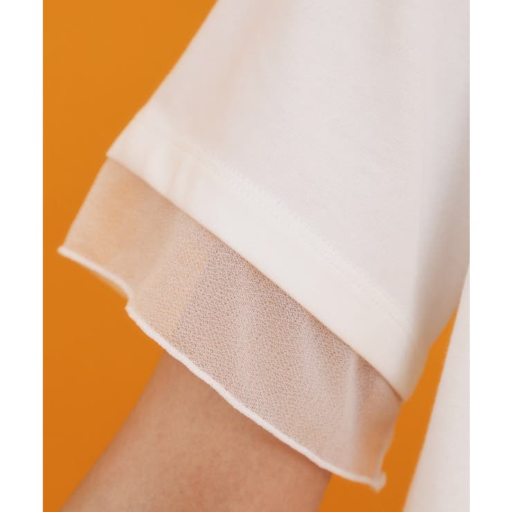 【再入荷】袖シアーTシャツ【接触冷感/UV/洗濯機OK】 | THE SHOP TK | 詳細画像5 