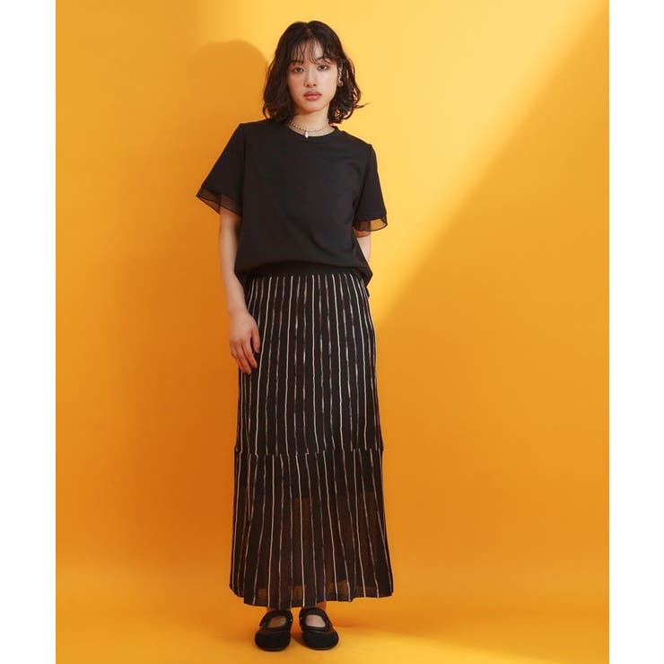 【再入荷】袖シアーTシャツ【接触冷感/UV/洗濯機OK】 | THE SHOP TK | 詳細画像7 