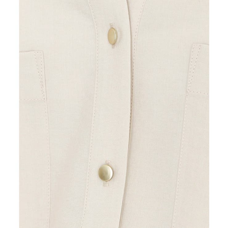 【秋色入荷 インしなくても決まる】ダブルポケット5分袖シャツ 体型カバー | THE SHOP TK | 詳細画像6 