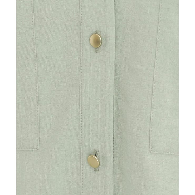 【秋色入荷 インしなくても決まる】ダブルポケット5分袖シャツ 体型カバー | THE SHOP TK | 詳細画像14 