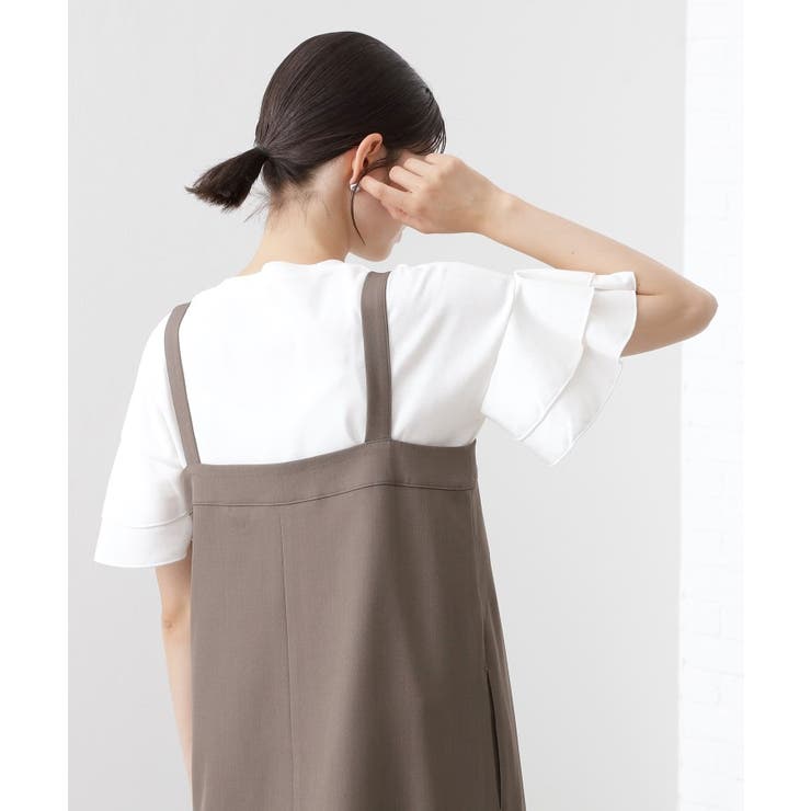 【汗染み防止】袖フリルTシャツ【UVカット/洗濯機OK】 | THE SHOP TK | 詳細画像2 