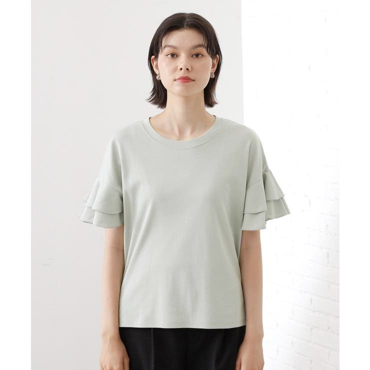 【汗染み防止】袖フリルTシャツ【UVカット/洗濯機OK】 | THE SHOP TK | 詳細画像17 