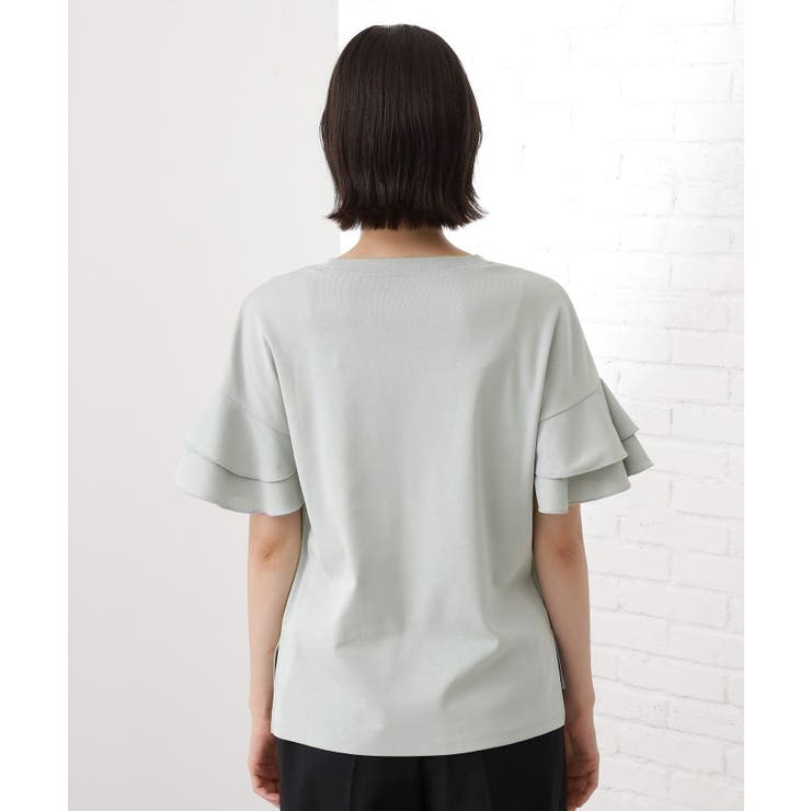 【汗染み防止】袖フリルTシャツ【UVカット/洗濯機OK】 | THE SHOP TK | 詳細画像19 