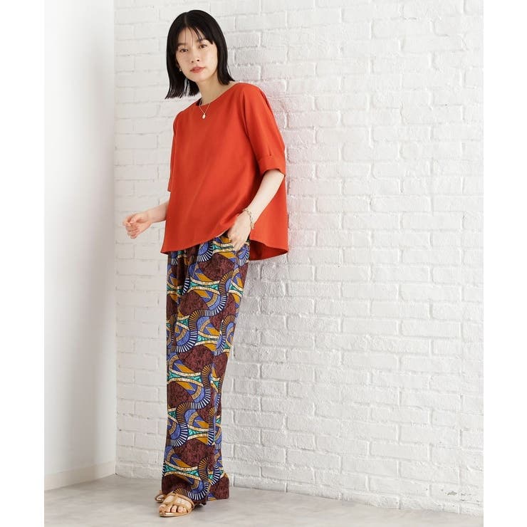 【秋色入荷】麻調メッシュブラウス【二の腕カバー/洗える】 | THE SHOP TK | 詳細画像16 