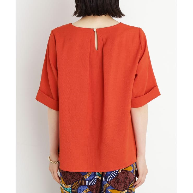 【秋色入荷】麻調メッシュブラウス【二の腕カバー/洗える】 | THE SHOP TK | 詳細画像20 