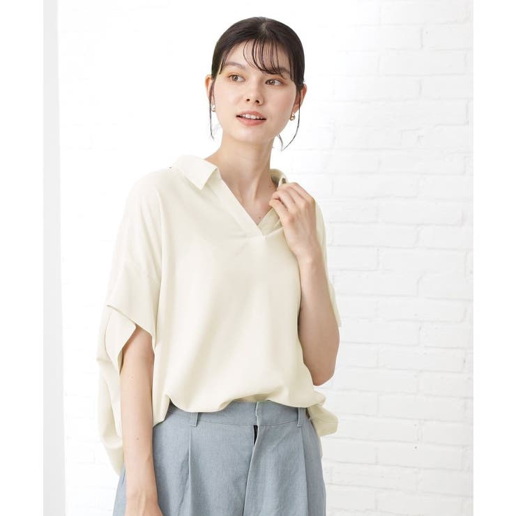 【インしなくても決まる】スキッパーシャツ/接触冷感/防シワ/速乾 | THE SHOP TK | 詳細画像9 