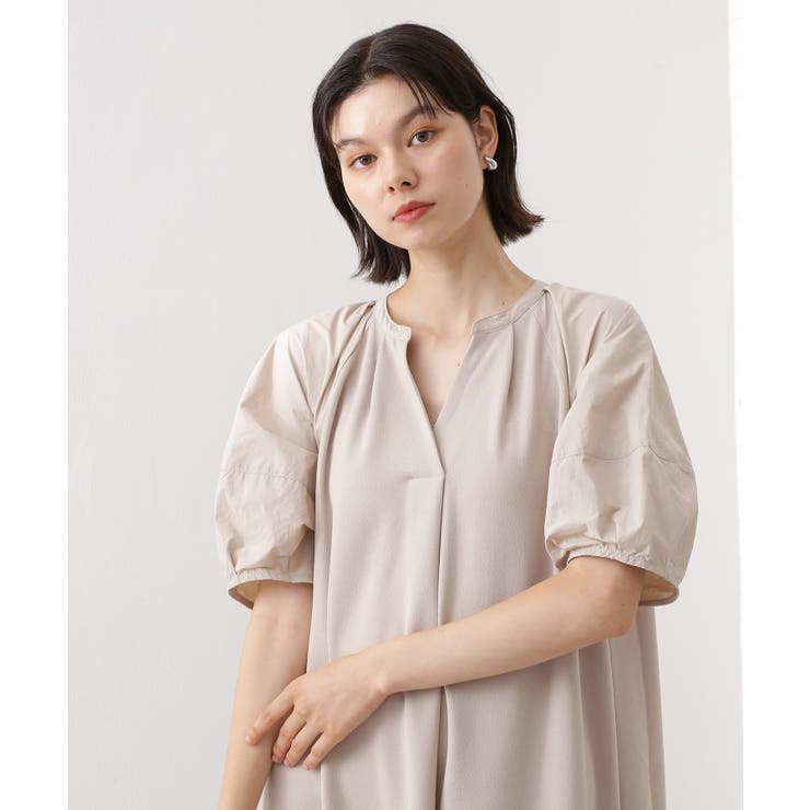 【WEB限定】ドッキングカットソーワンピース【洗える】 | THE SHOP TK | 詳細画像2 