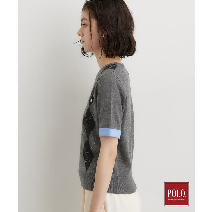 POLO BCS/アーガイル半袖ニット | THE SHOP TK | 詳細画像17 