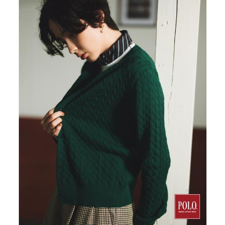 POLO BCS/ケーブルクルーカーディガン | THE SHOP TK | 詳細画像7 