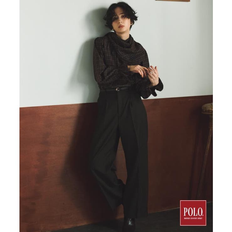 POLO BCS/チェックスカーフ付きブラウス | THE SHOP TK | 詳細画像4 