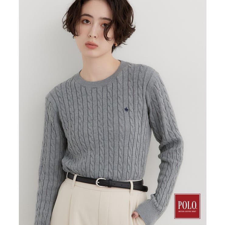 POLO BCS/ケーブルニット | THE SHOP TK | 詳細画像11 