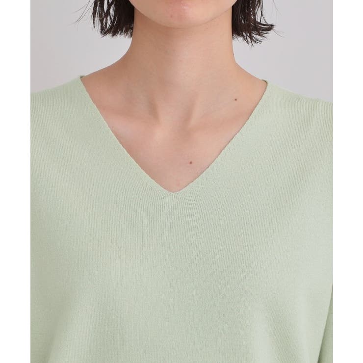 【上品見えが叶う】Vネックニット/蓄熱/洗濯機OK | THE SHOP TK | 詳細画像34 