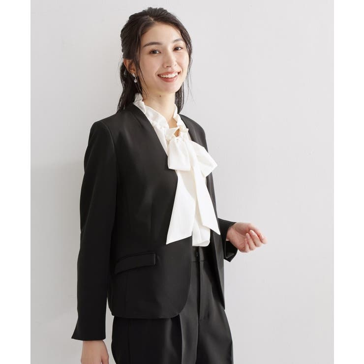 ダブルクロス ノーカラージャケット | THE SHOP TK | 詳細画像1 