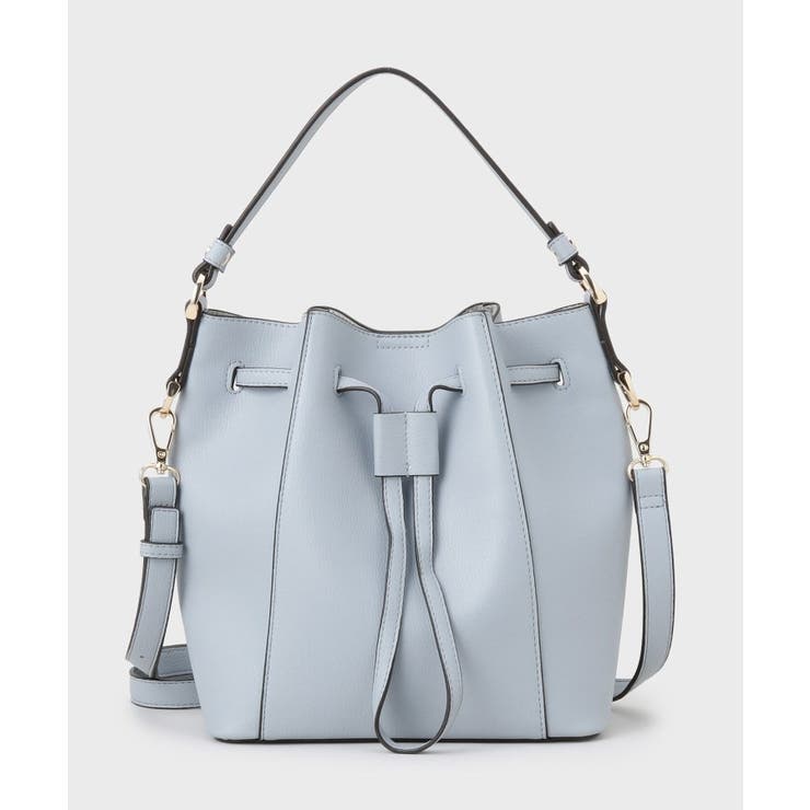 サックスブルー(090) | 巾着ショルダーバッグ | THE SHOP TK