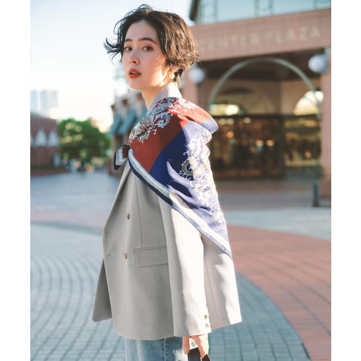 【通勤・セレモニー】CAVIAN 金ボタンダブルブレストジャケット | THE SHOP TK | 詳細画像4 