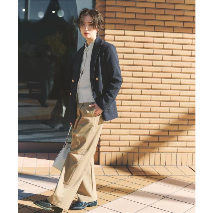 【通勤・セレモニー】CAVIAN 金ボタンダブルブレストジャケット | THE SHOP TK | 詳細画像6 