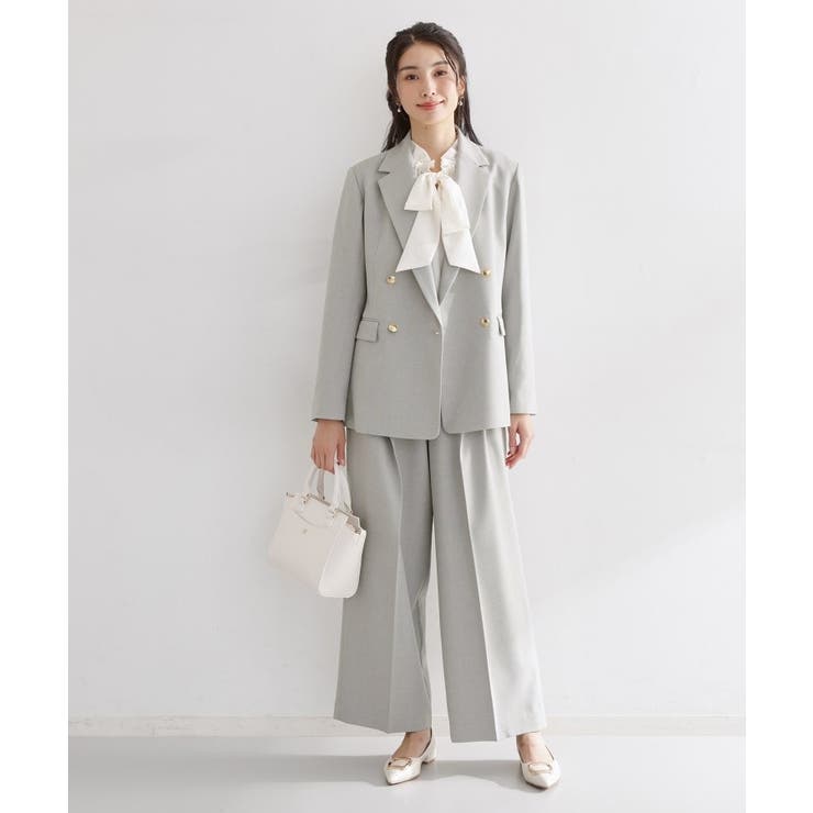 【通勤・セレモニー】CAVIAN 2タックワイドパンツ/セットアップ可 | THE SHOP TK | 詳細画像7 