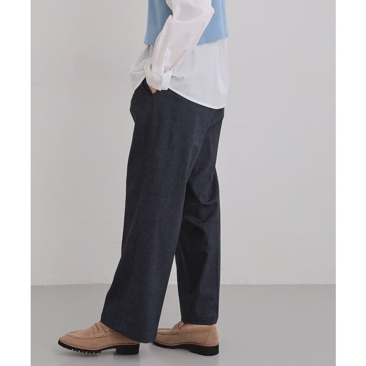 【通勤・セレモニー】CAVIAN ベーシックワイドパンツ/セットアップ可 | THE SHOP TK | 詳細画像14 
