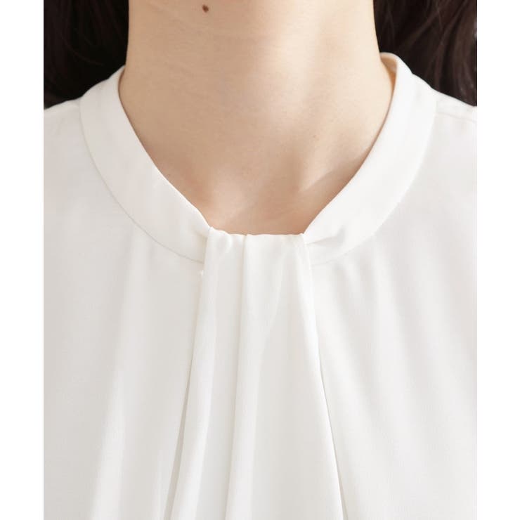 バー付きラッフルタイブラウス | THE SHOP TK | 詳細画像17 