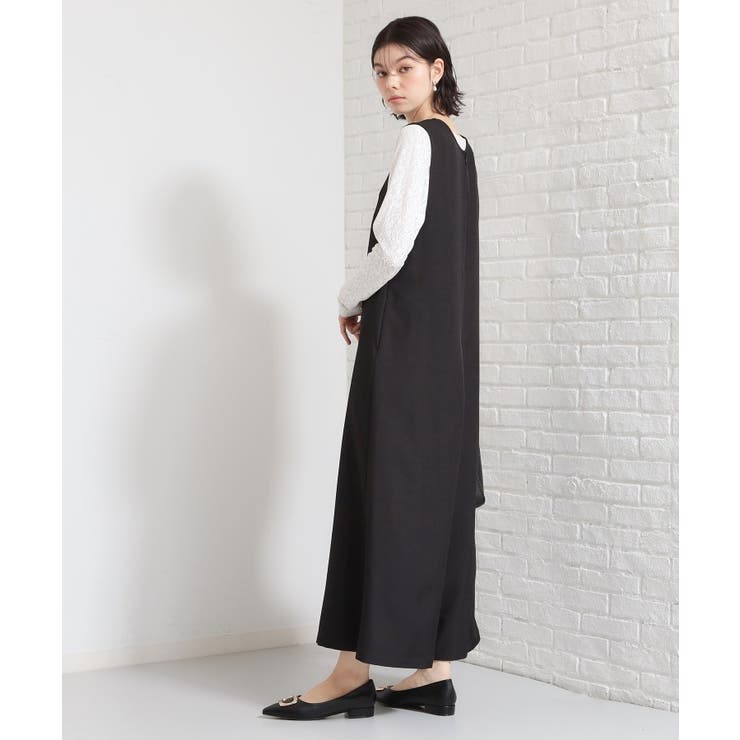 【セレモニーにもカジュアルにも】Vネックオールインワン | THE SHOP TK | 詳細画像3 