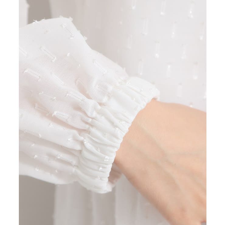 【セレモニーにもカジュアルにも】シフォンジャカードブラウス | THE SHOP TK | 詳細画像10 