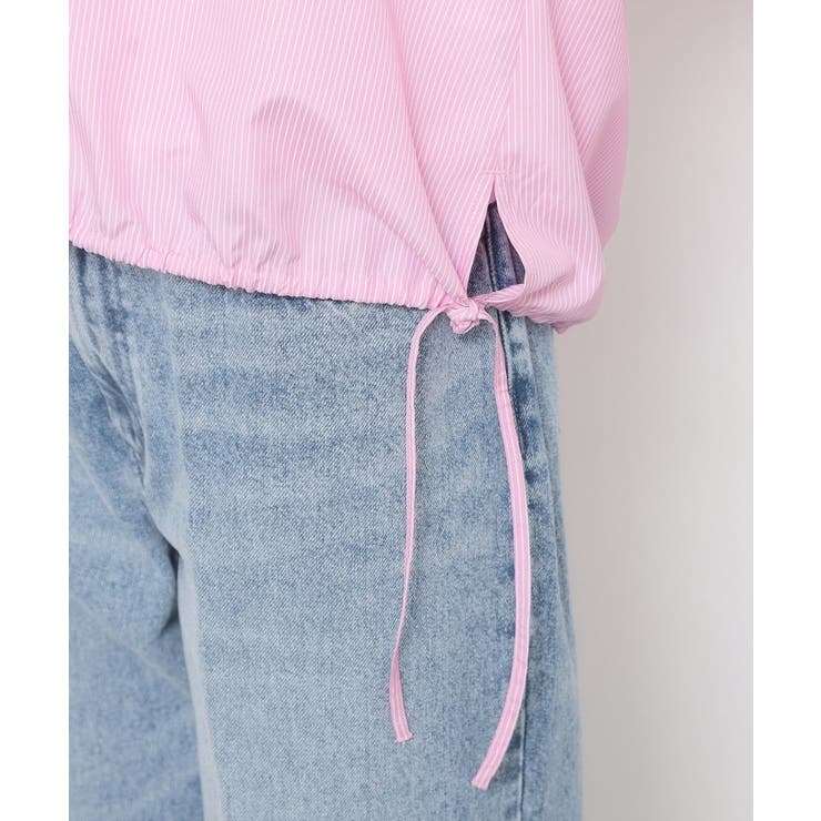 キーネックストライプドロストシャツブラウス | THE SHOP TK | 詳細画像19 