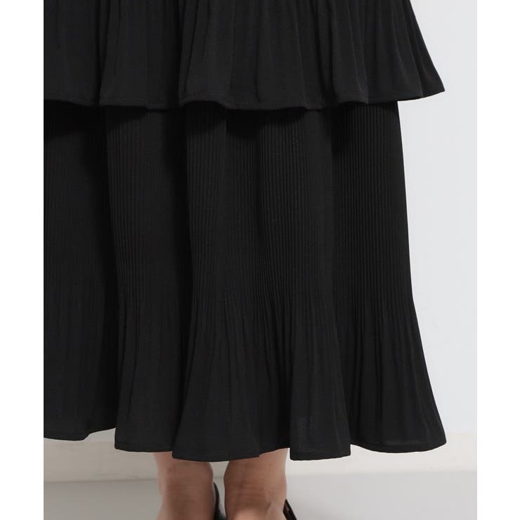 【セレモニーにもカジュアルにも】2段ティアードプリーツスカート | THE SHOP TK | 詳細画像14 