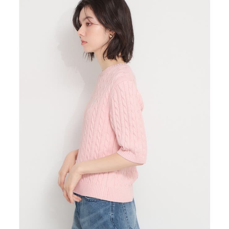 【POLO BCS 別注】5分袖ケーブルニット | THE SHOP TK | 詳細画像8 