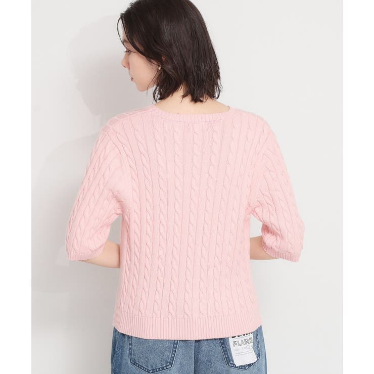 【POLO BCS 別注】5分袖ケーブルニット | THE SHOP TK | 詳細画像9 
