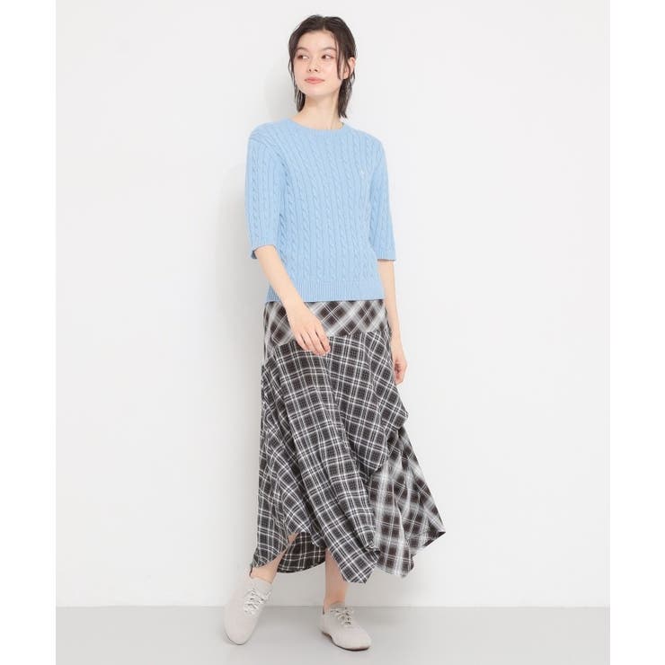 【POLO BCS 別注】5分袖ケーブルニット | THE SHOP TK | 詳細画像15 