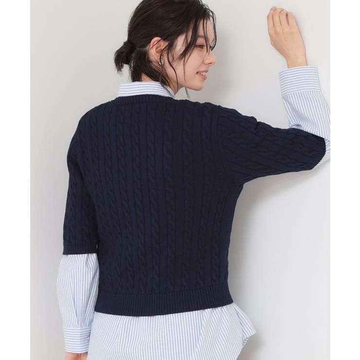 【POLO BCS 別注】5分袖ケーブルニット | THE SHOP TK | 詳細画像18 