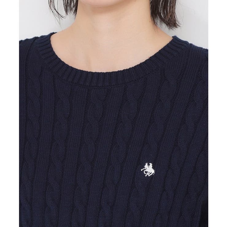 【POLO BCS 別注】5分袖ケーブルニット | THE SHOP TK | 詳細画像25 
