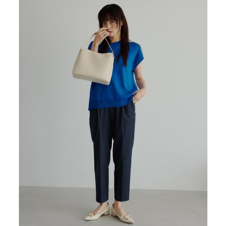 【S XL ひんやりタッチ】多機能フレンチスリーブニット | THE SHOP TK | 詳細画像6 