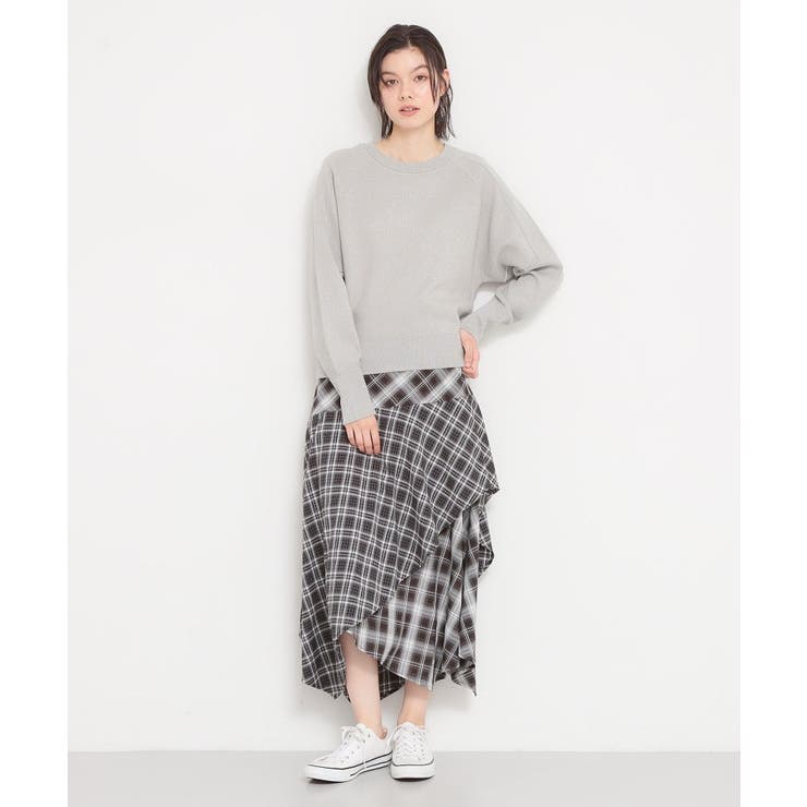 【着丈が選べる】スウェットライクラメジャカードニット | THE SHOP TK | 詳細画像20 