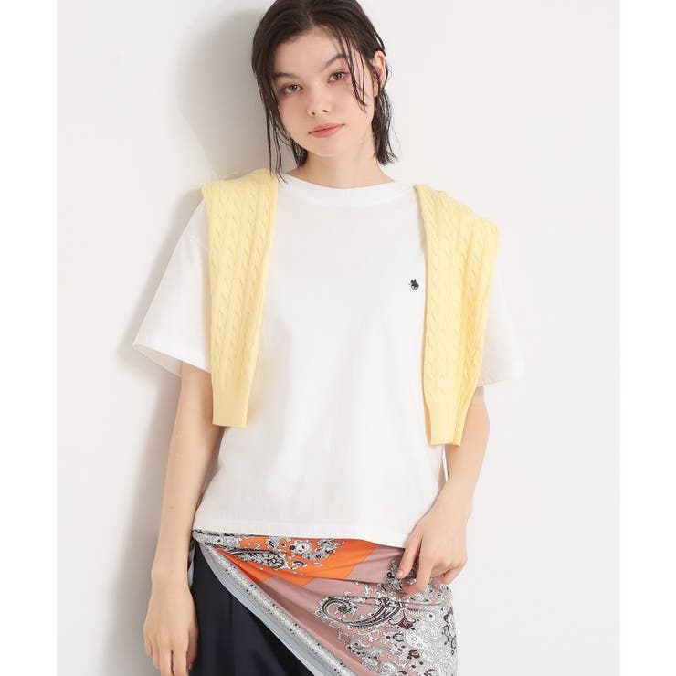 オフホワイト(003) | 【POLO BCS 別注】ワンポイント刺繍T | THE SHOP TK