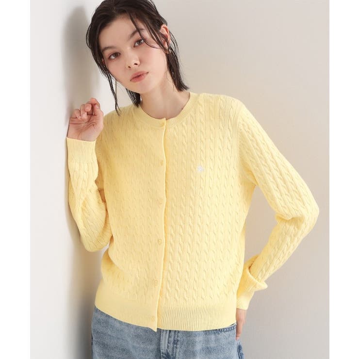 イエロー(031) | 【POLO BCS 別注】ケーブルカーディガン | THE SHOP TK
