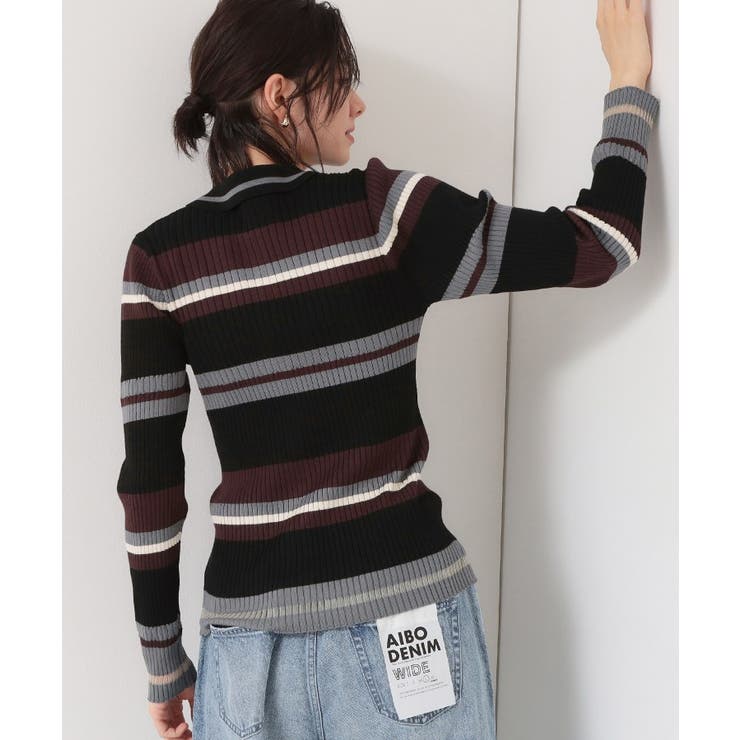 衿付マルチボーダーニット | THE SHOP TK | 詳細画像6 