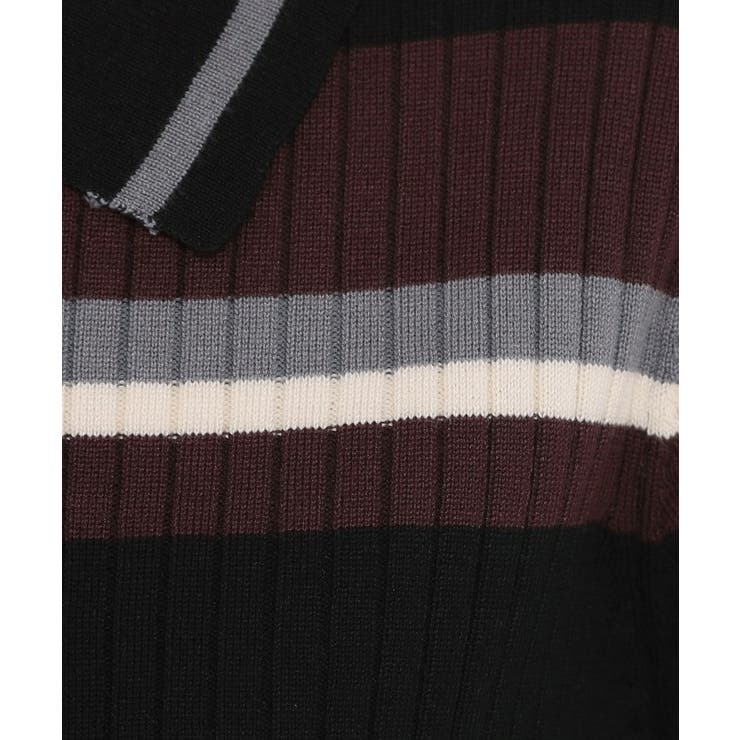 衿付マルチボーダーニット | THE SHOP TK | 詳細画像8 