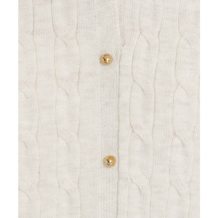 衿付ケーブルニット | THE SHOP TK | 詳細画像4 