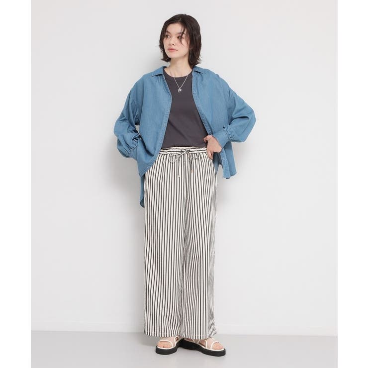【後ろ姿もサマになる】バックシャーリングシャツ | THE SHOP TK | 詳細画像10 
