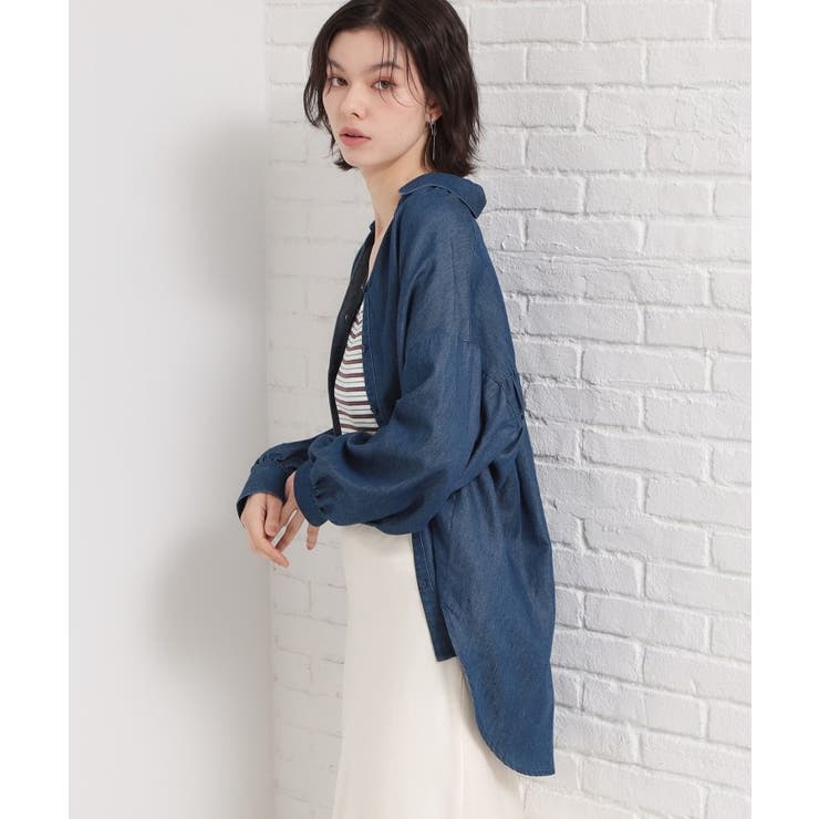 【後ろ姿もサマになる】バックシャーリングシャツ | THE SHOP TK | 詳細画像13 