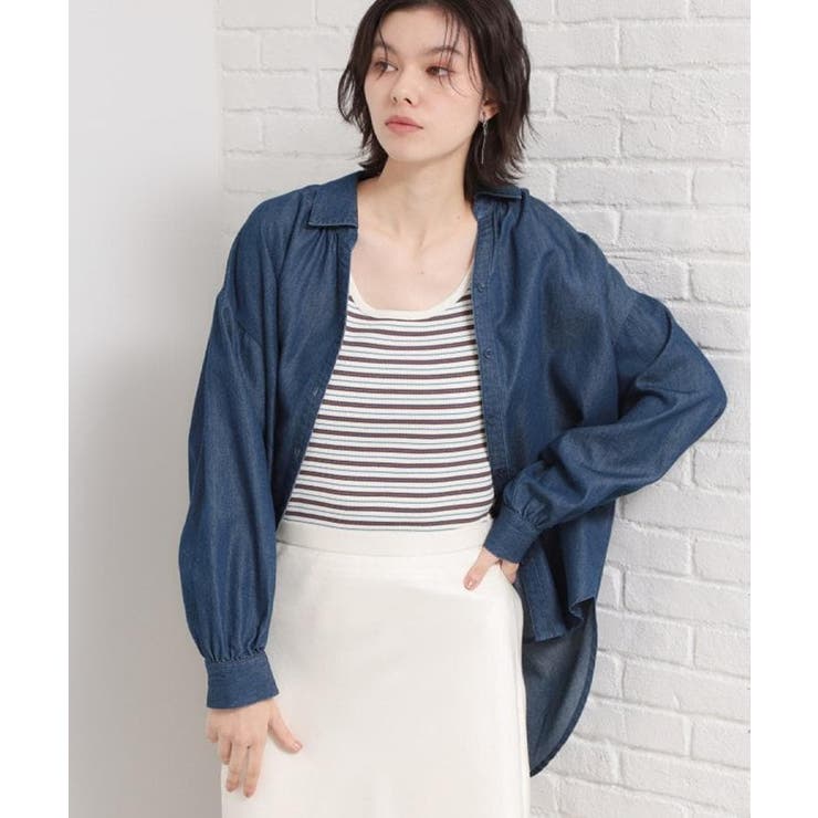 【後ろ姿もサマになる】バックシャーリングシャツ | THE SHOP TK | 詳細画像12 